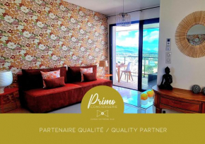 Appartement central, vue mer